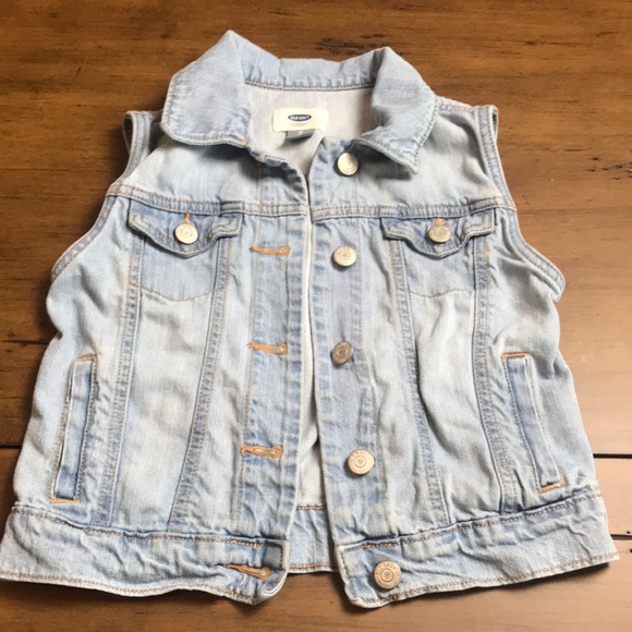 Old Navy Denim Jean Vest M8 